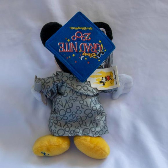 Disney Plush Mickey Mouse 2000 Grad Nite Doll - Picture 5 of 6